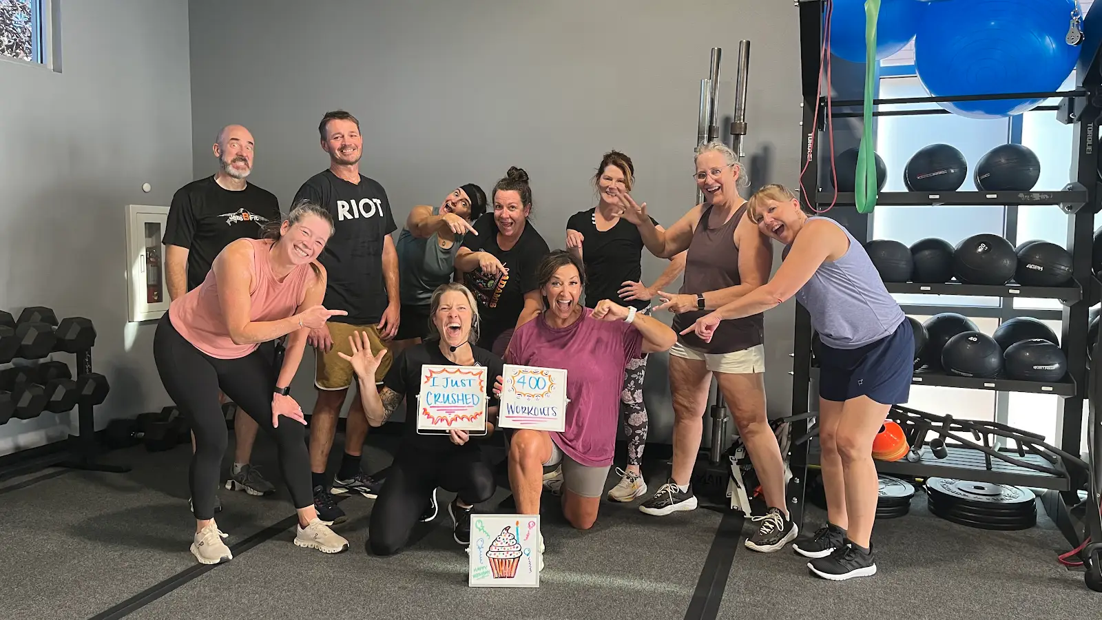 Ritual Training members and coaches together after a session